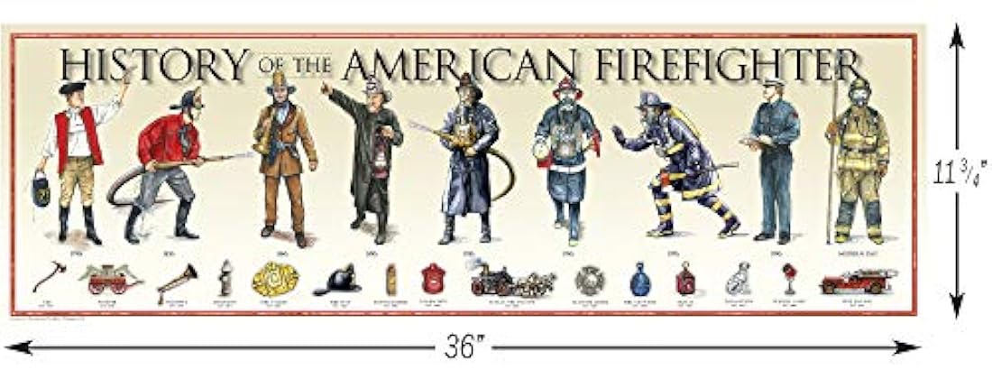 Historia de la American Bombero, 11 3/4 by 36.