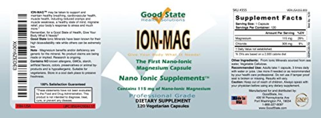 Suplementos de magnesio