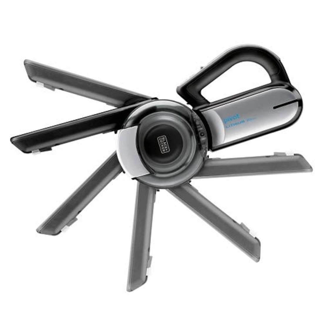 DECKER NEGRO BDH2000PL MAX Aspiradora de pivote de litio