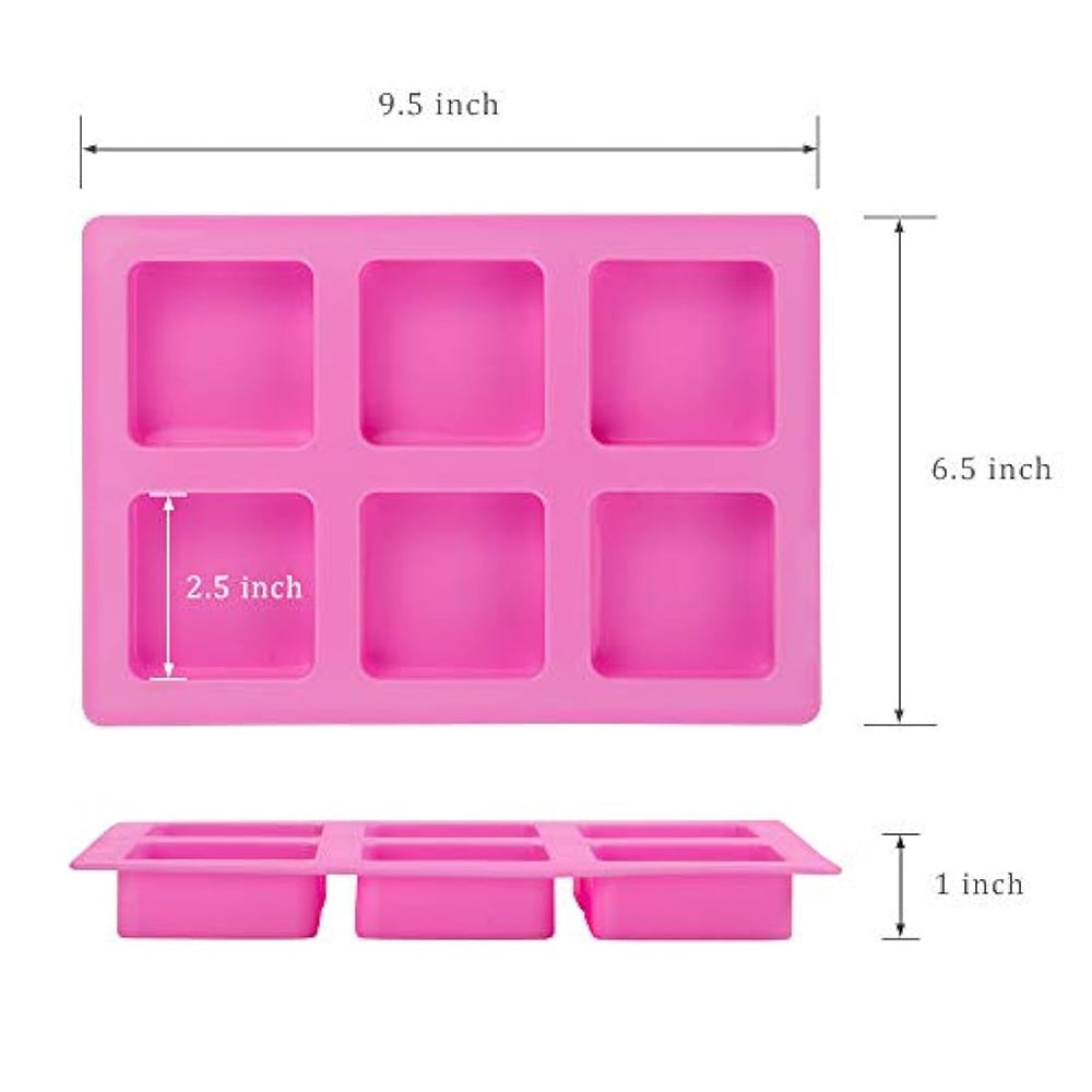 Webake Molde de silicona para tartas (2 unidades), Rosado
