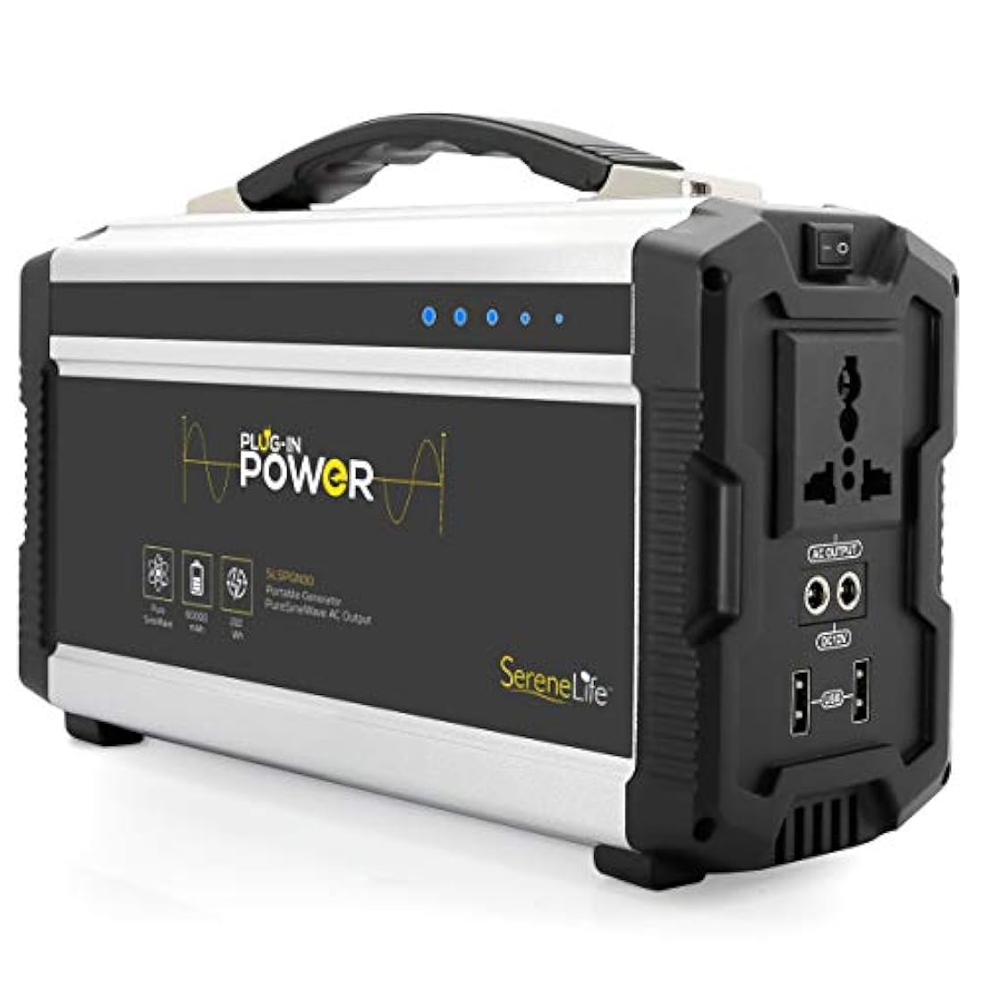 Generador de energía portátil recargable SERENELIFE SLSPGN30