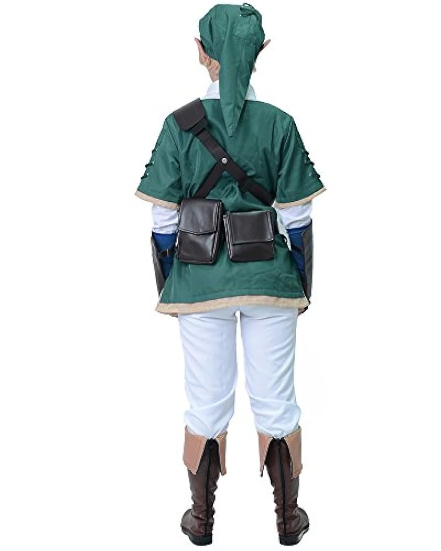 miccostumes Enlace de los hombres Traje de cosplay Verde