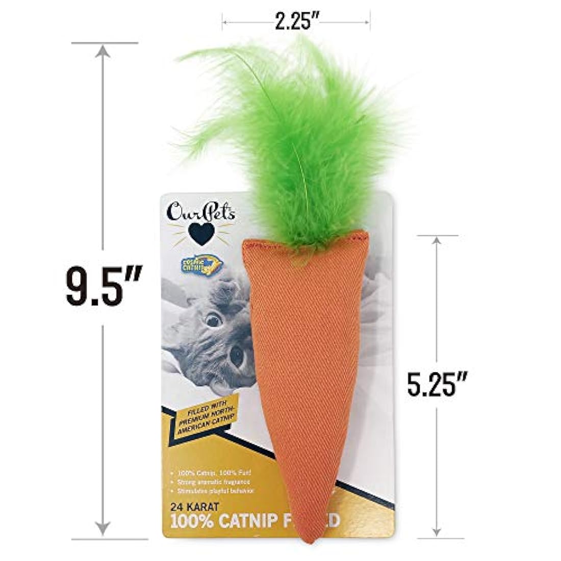 Juguete de gato para gato con cosmic y crecimiento