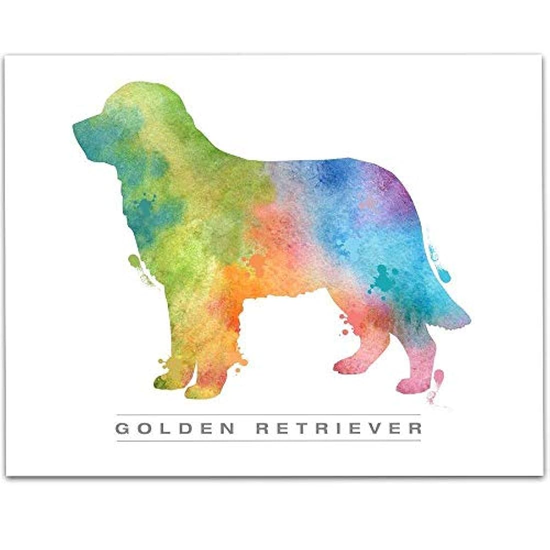 Lámina sin marco 11x14 de perro