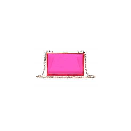 Bolsos de noche de acrílico transparente con estrella