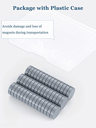 SMARTAKE 45 imanes de nevera, pequeños imanes redondos