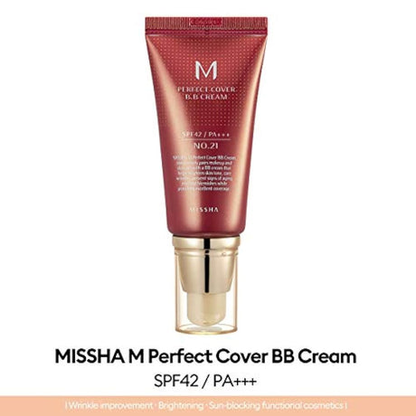 Crema BB cobertura perfecta No 21 Beige claro 0,7 Oz