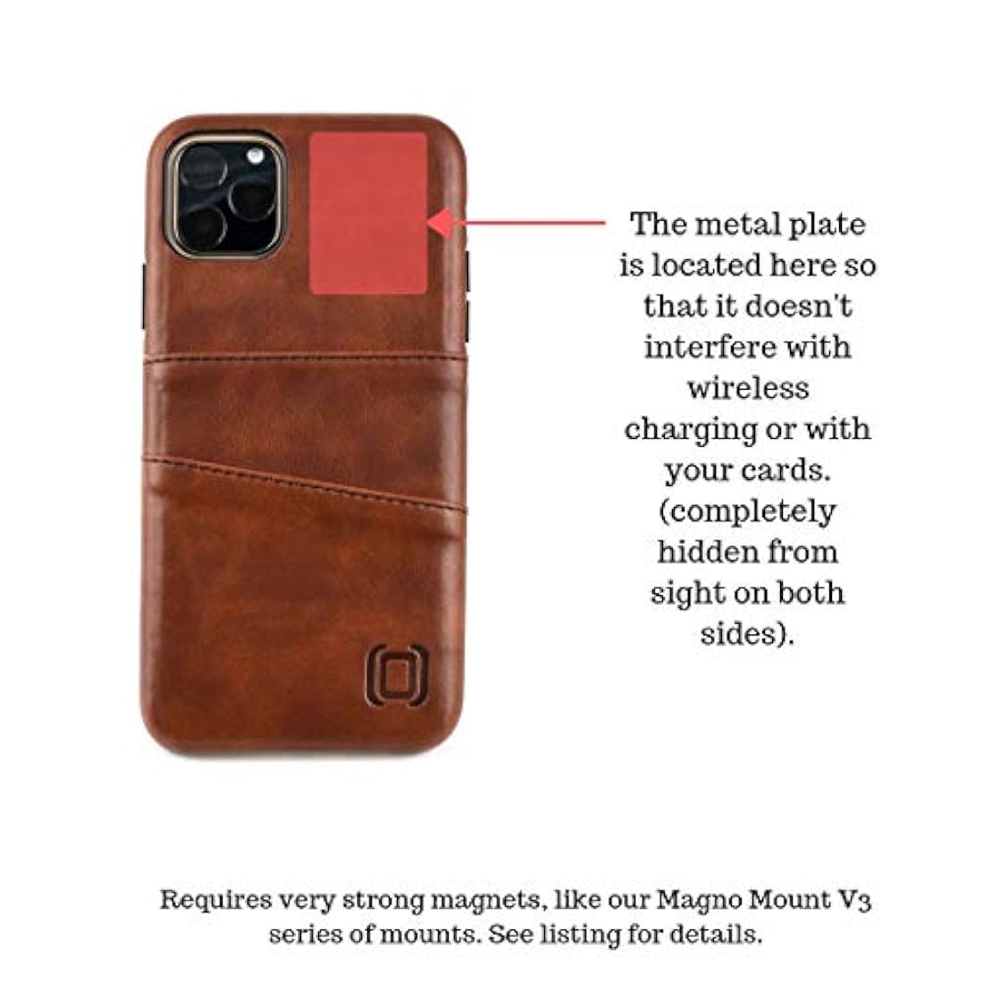 Dockem Exec M2 - Funda para iPhone 11 Pro Max, Marrón