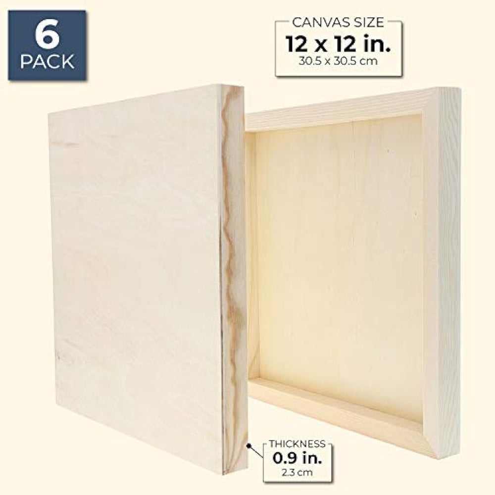 Tableros para paneles de pintura de madera 12 6 unidades