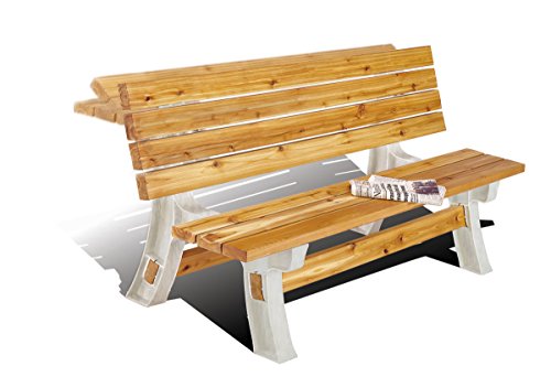 banco con mesa plegable