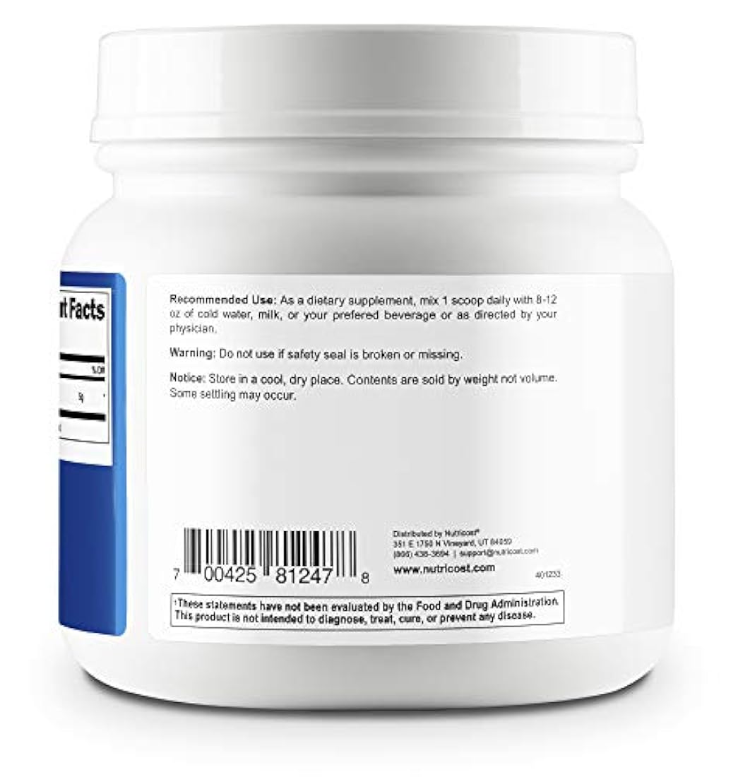 Polvo puro Nutricost, 0.17 onzas