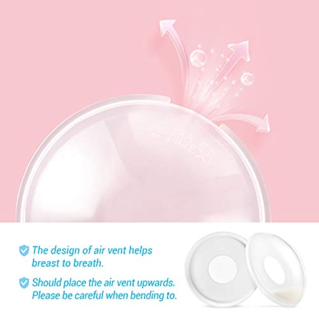 Casquillos de pecho, vasos lactancia, proteger los pezones