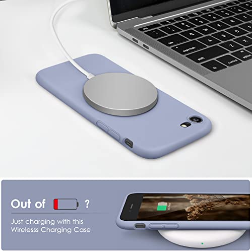 Funda de silicona líquida protectora suave y sedosa