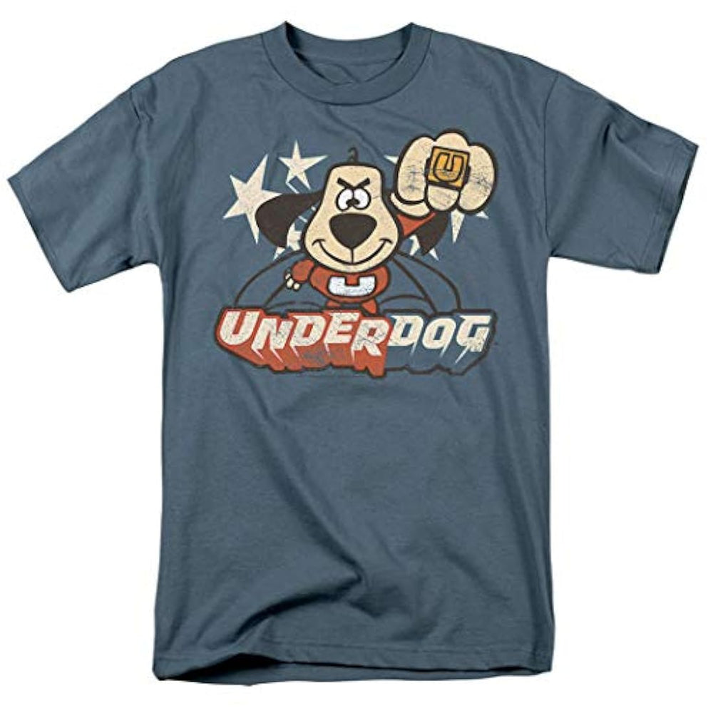 Popfunk Underdog Flying Logo Retro Cartoon T camiseta