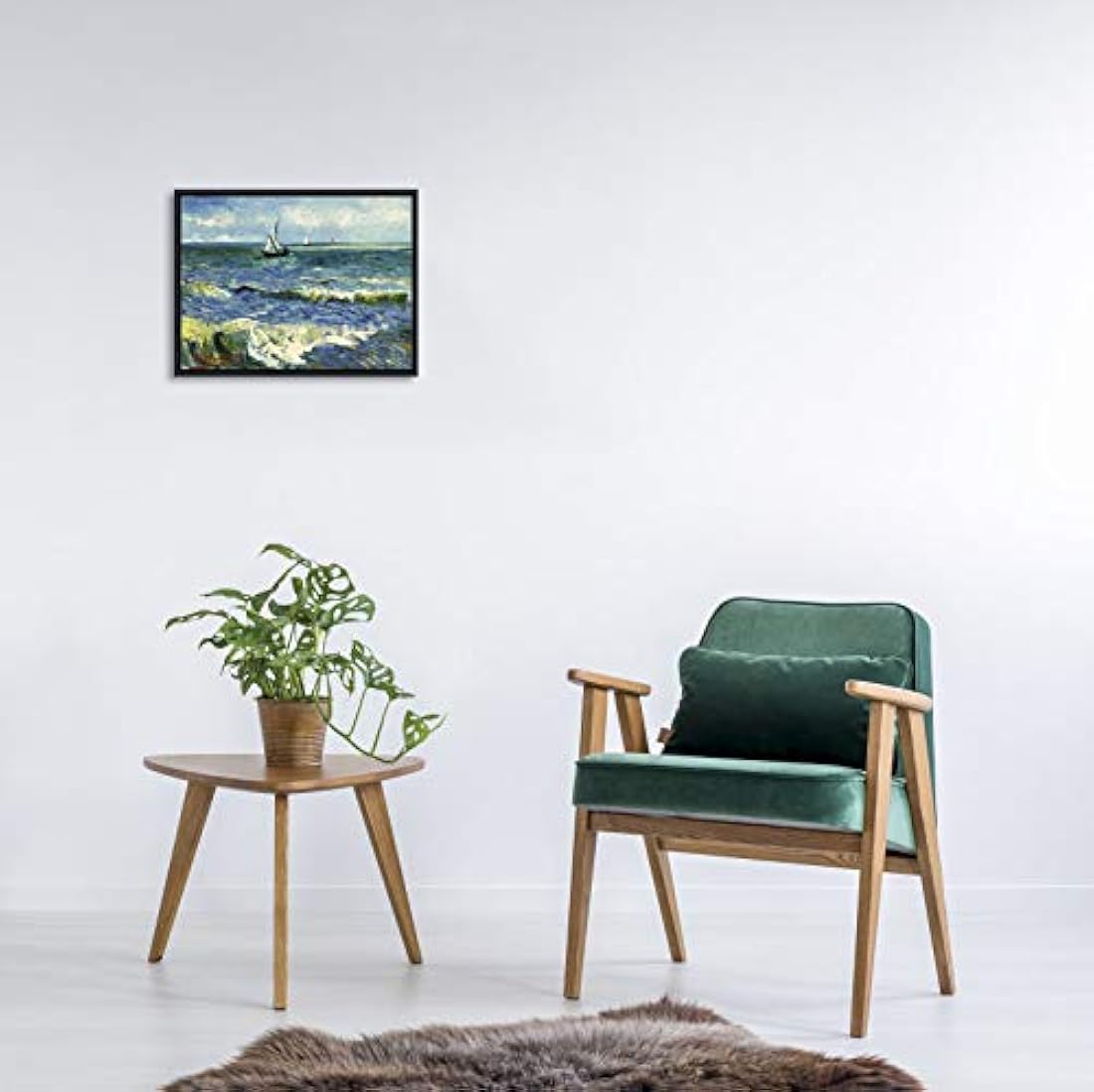 Wieco Art - Lienzo decorativo, diseño de paisaje marítimo