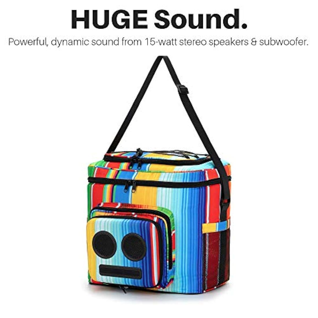 Parlantes, altavoz Bluetooth, 1 enfriador con altavoces