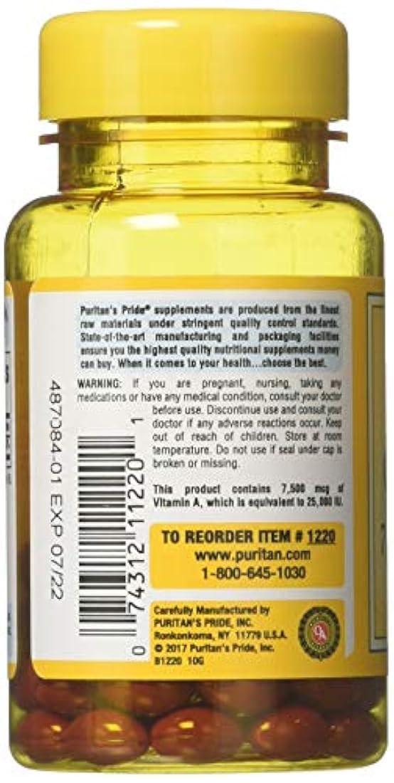 Beta Caroteno para la salud inmune y ocular