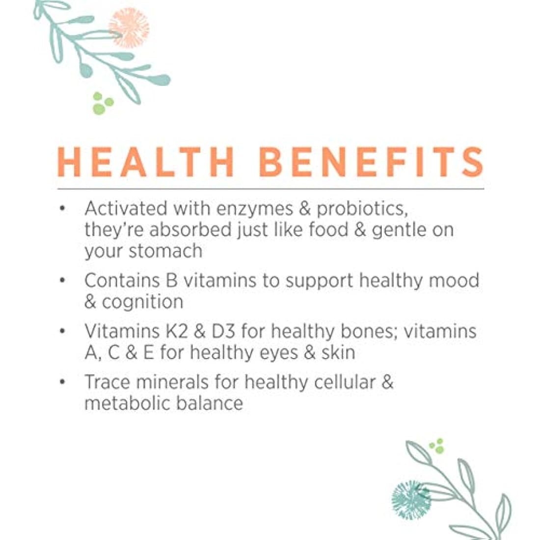 Pure Synergy Multi Vitamina (60 Tabletas) 2 A día