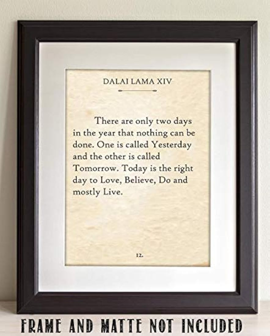 cartel decorativo Solo hay dos días sin marco