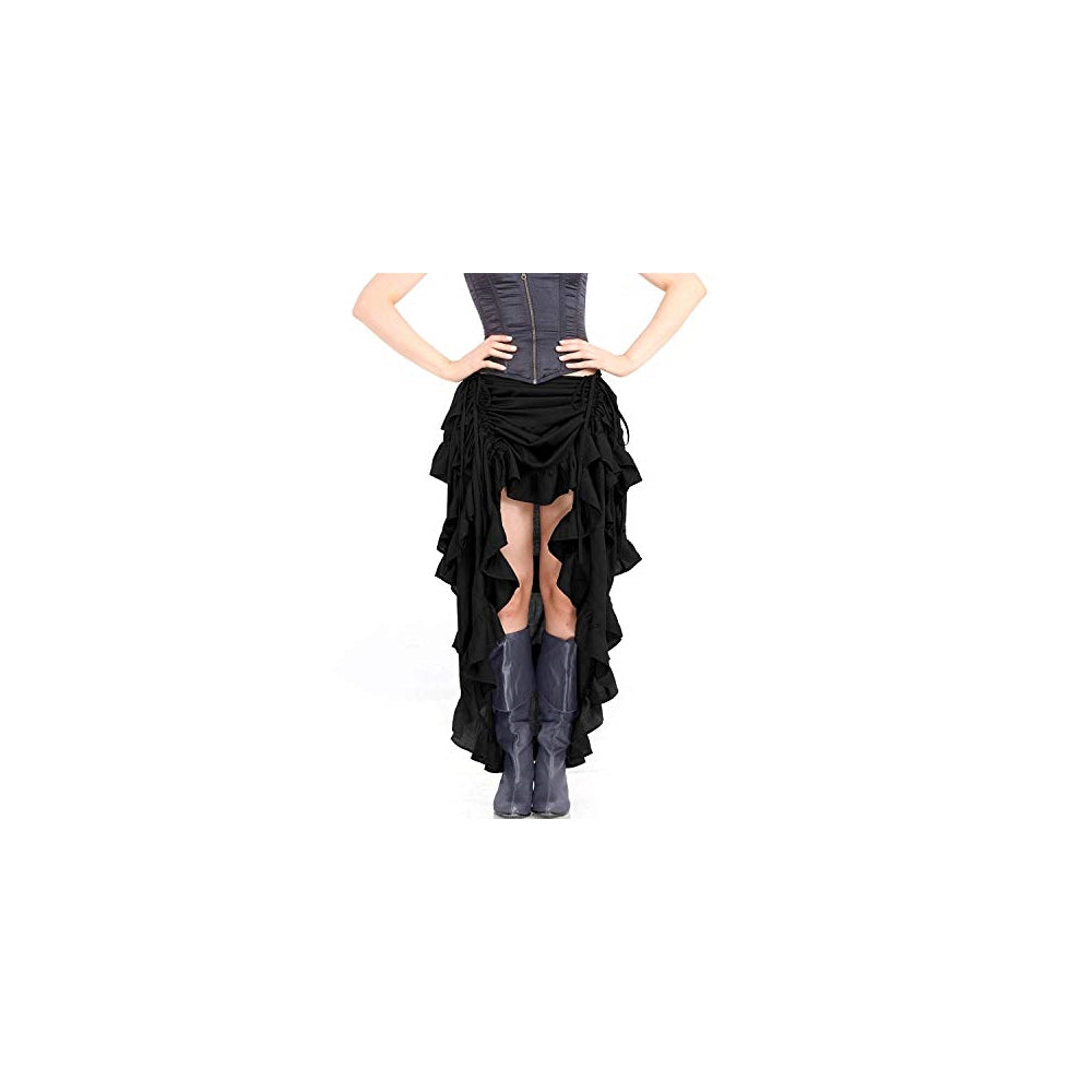Disfraz para cosplay estilo victoriano falda Steampunk S