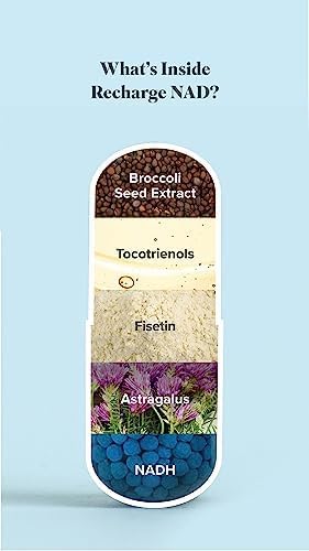 Suplemento Isagenix Recharge NAD Desintoxicación celular 60u