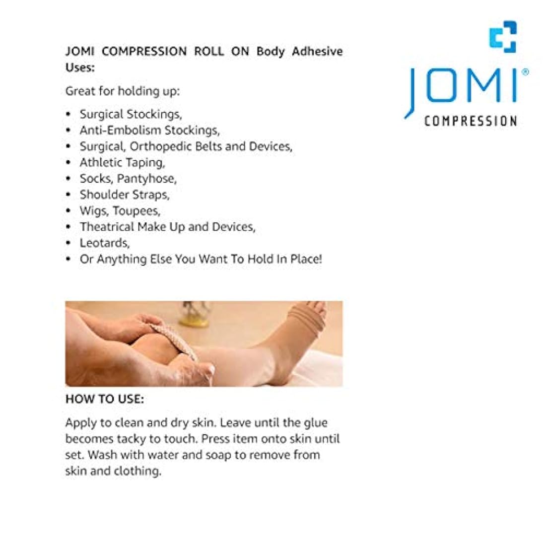 JOMI COMPRESSION Adhesivo corporal matriculable resistente