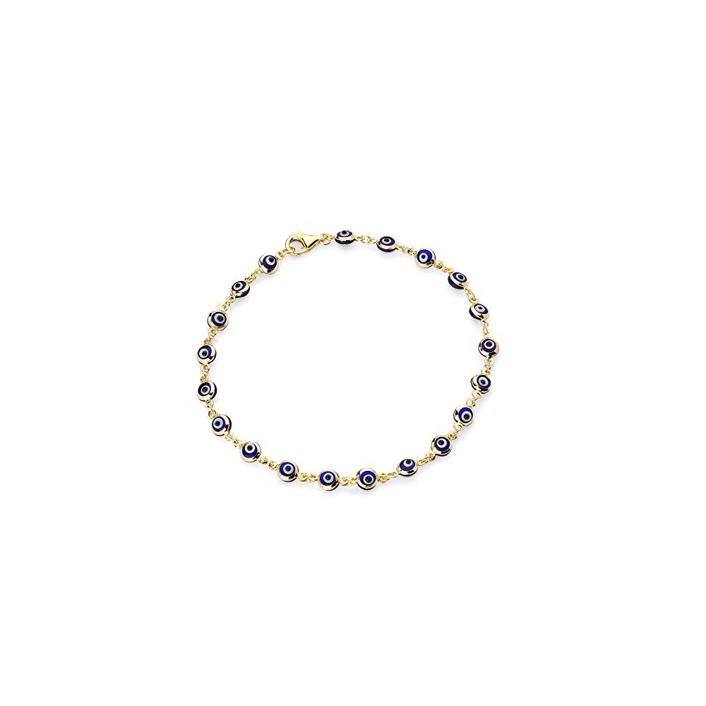 Pulseras de oro amarillo real de 14 quilates 3 colores