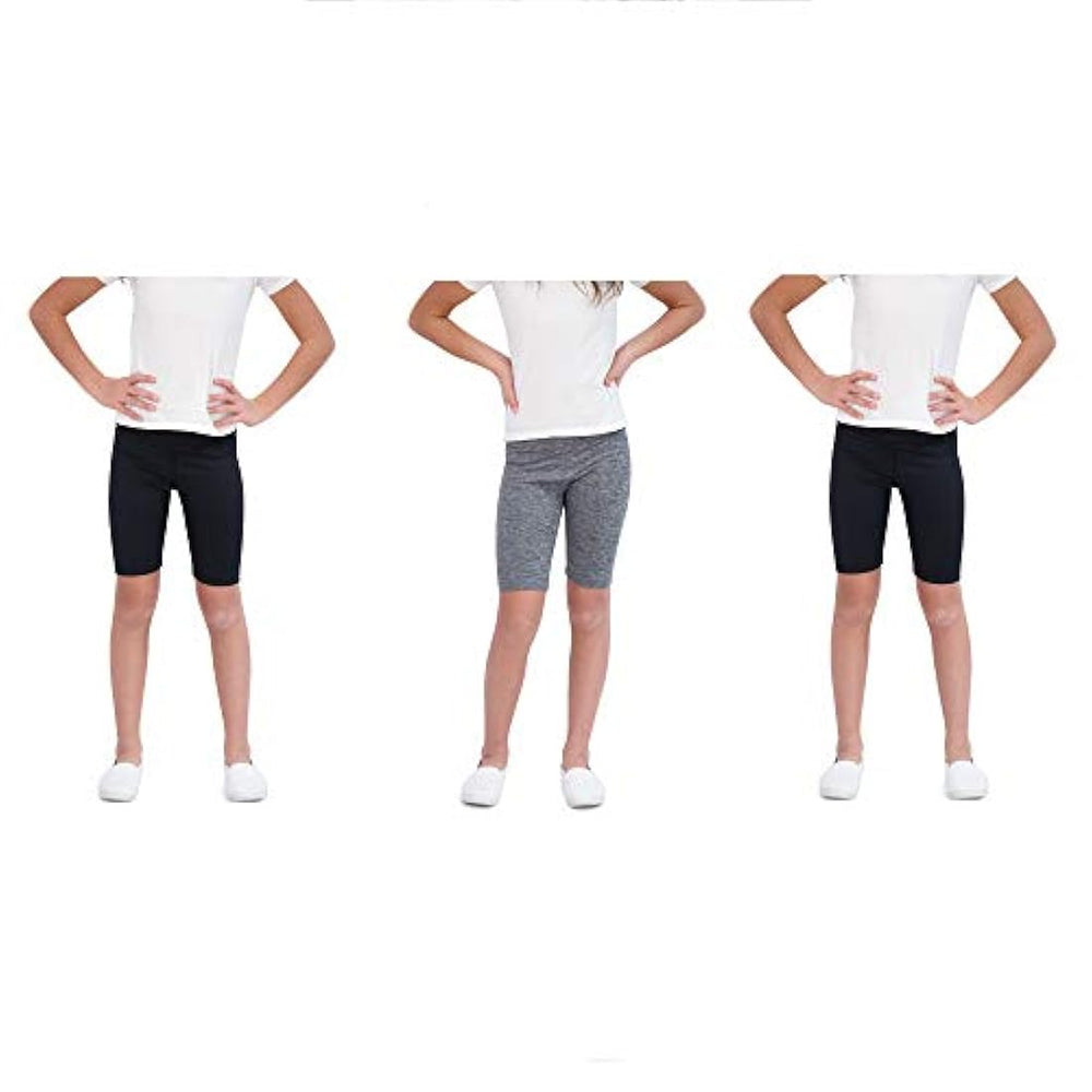 Shorts deportivos para niñas por 3 unidades
