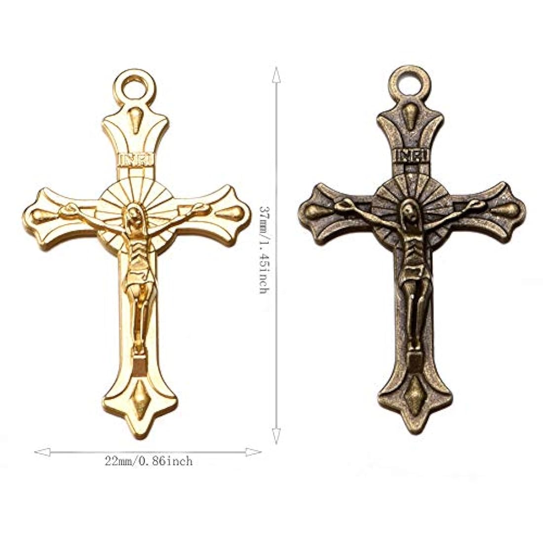 Dijes y Medallas 40 sets/80pcs