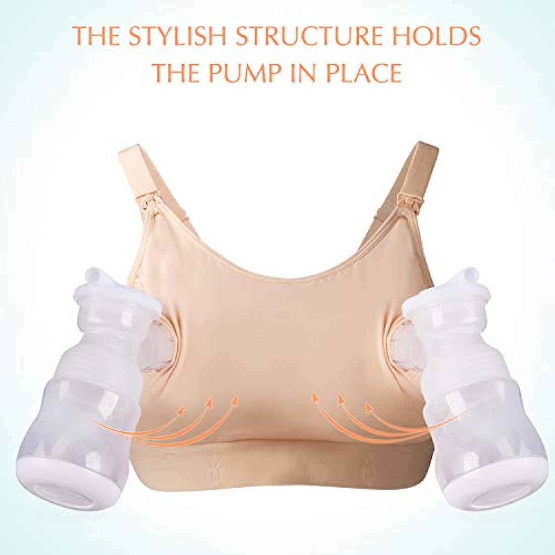 Momcozy Sujetador de bombeo ajustable para bombas de pecho
