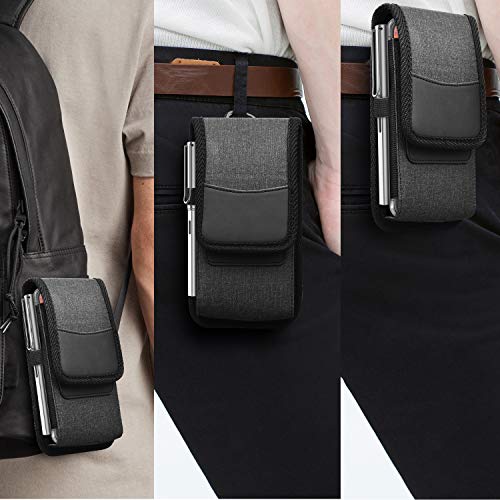 Takfox Funda para teléfono celular para iPhone 13 Pro Max 12 11 XS XR 8 7 Samsung Galaxy S22 Ultra S21 S20 S10 Note 20 10 A01 A11 A21 A51 A71 A02S A12 A32 A13 Funda con clip para cinturón