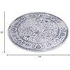 Alfombra Circular Oriental 6' Distressed ADR109P