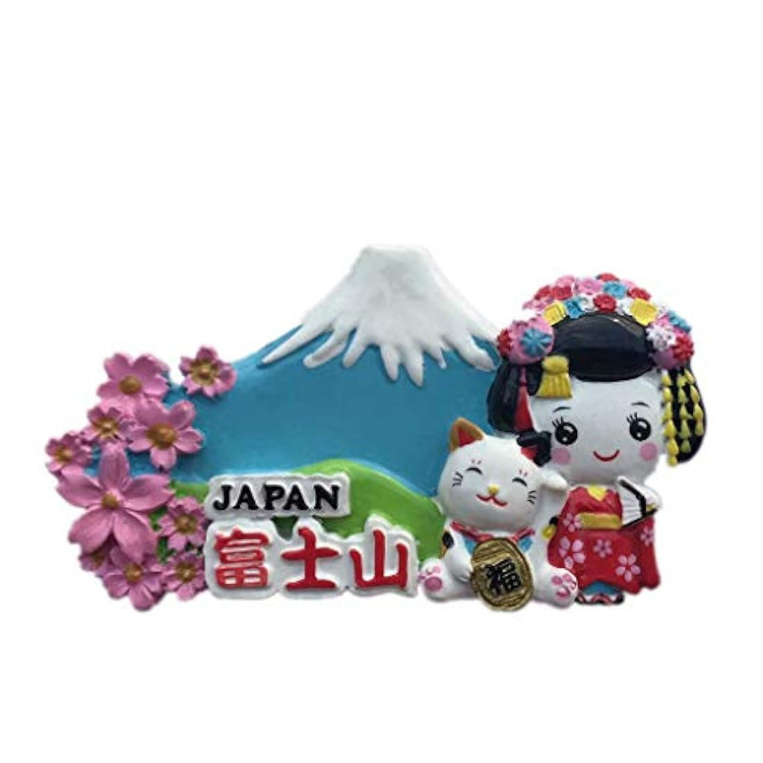 Imán recuerdo de las atracciones turísticas del mundo Japón