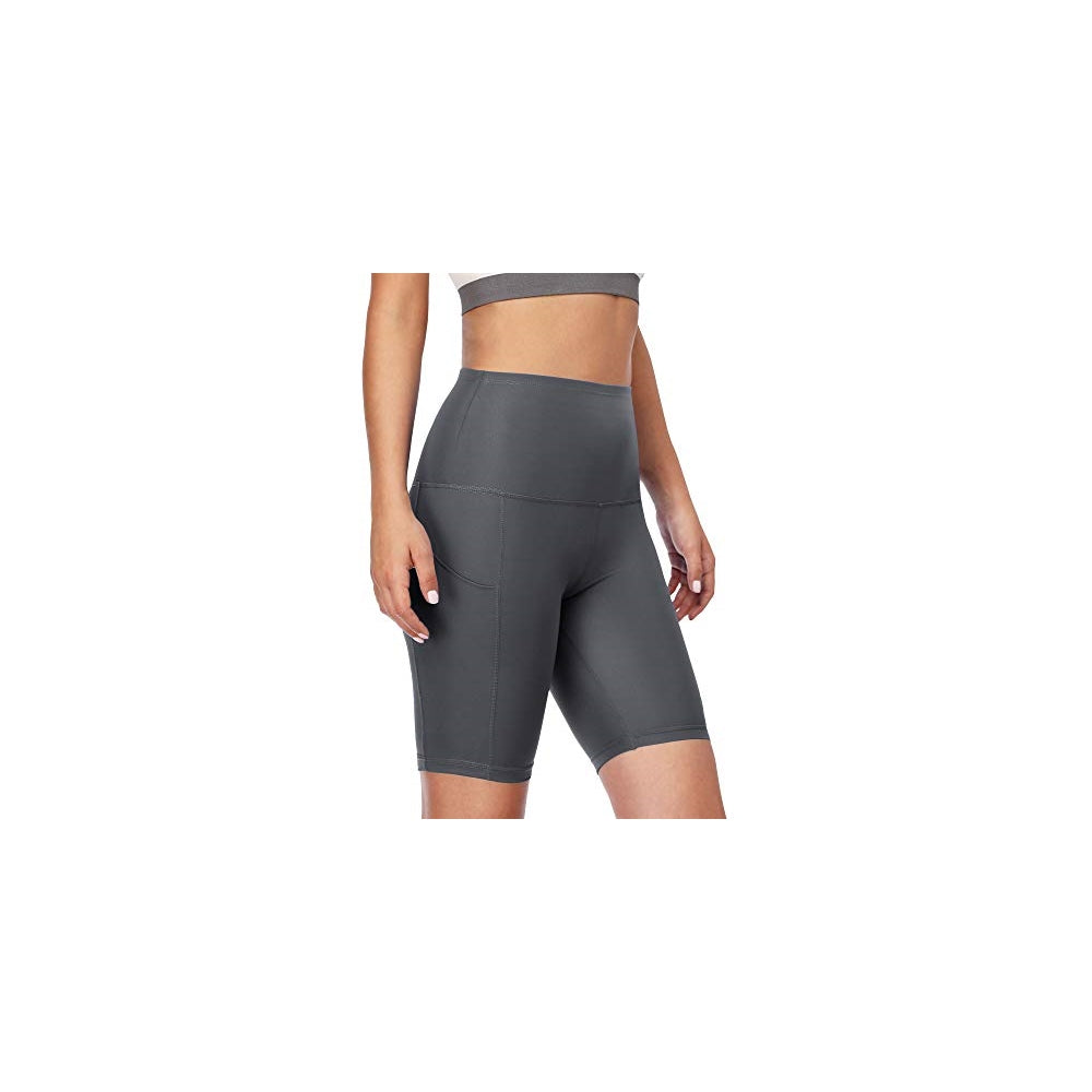Shorts cortos de yoga para mujer de cintura alta talla XXL