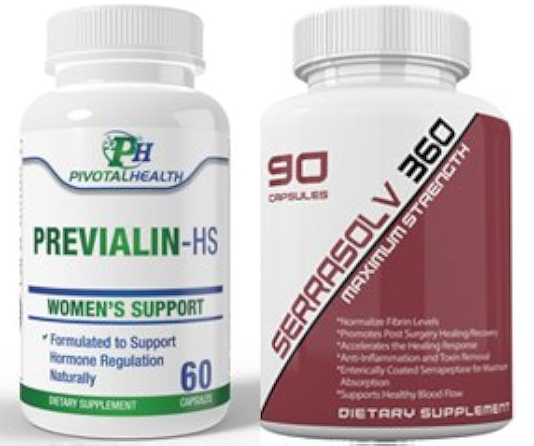 Serrasolv 360mg 90 Capsula y Previalin 60 Capsula