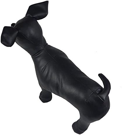 Maniquí de perro de cuero Vedem, tamaño S, modelo Standing