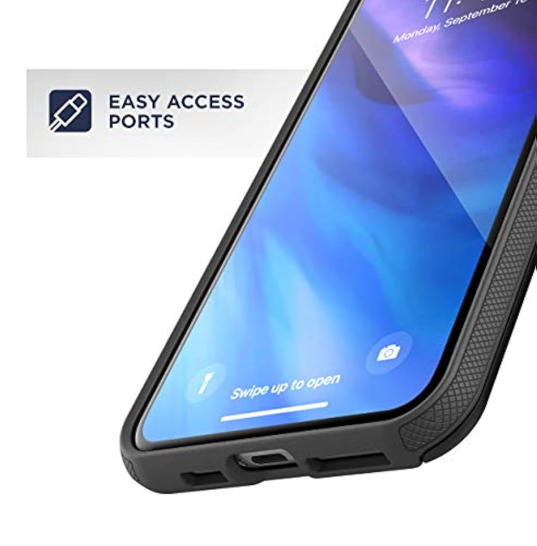 Funda tipo cartera para iPhone 11 (2019), negro.