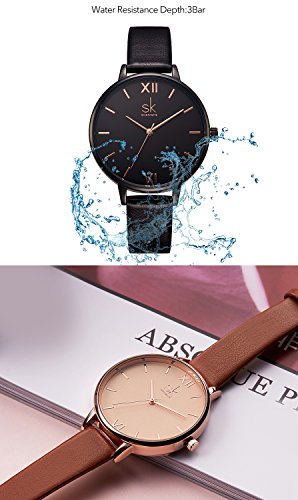 Reloj de pulsera para mujer Relogio Feminino / color Marrón