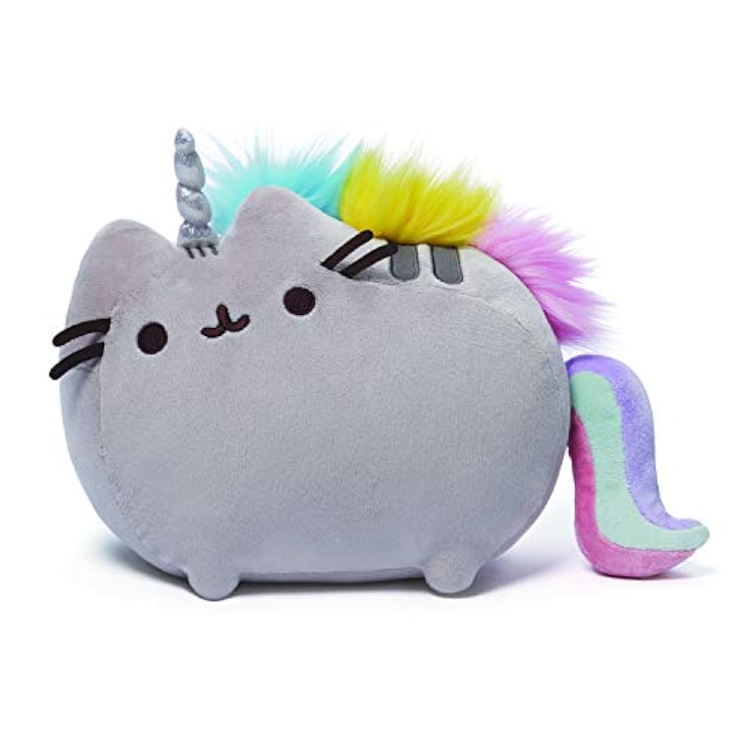 Peluche de gato, Pusheenicorn, 13 pulgadas, Gris
