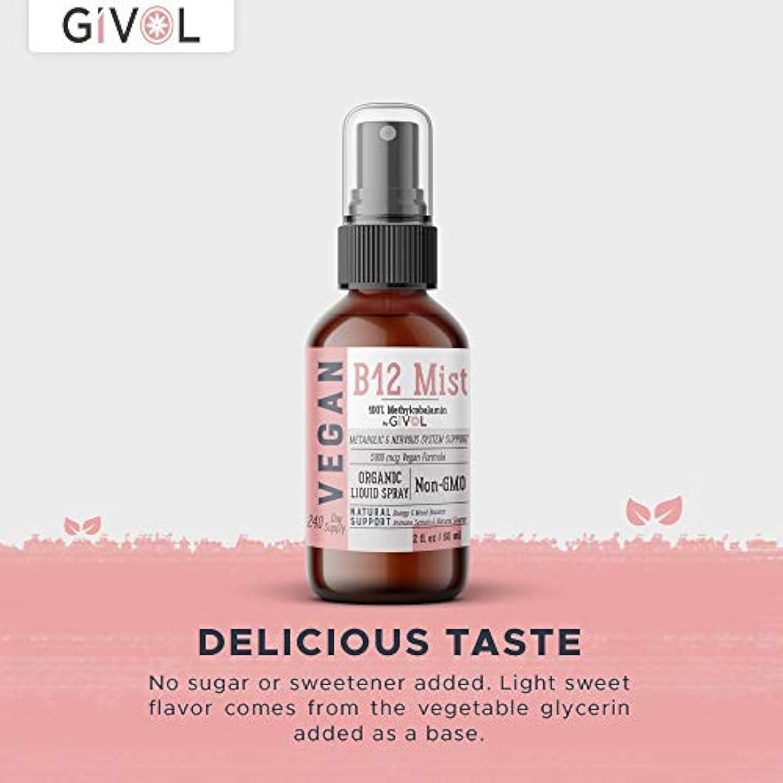 RECURSO LÓGICO Metilcobalamina vegana - Vitamina B12 Líquido