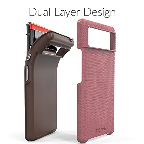 Crave Dual Guard para Google Pixel 6, funda de doble capa de protección contra golpes para Google Pixel 6 - Baya