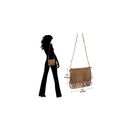 Bolsos cruzado para mujer pequeño con cremallera superior