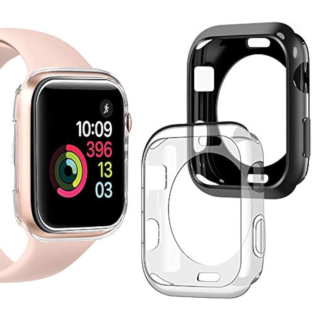 Funda para Apple Watch (1.654 in, 1.496 in, 2 unidades)