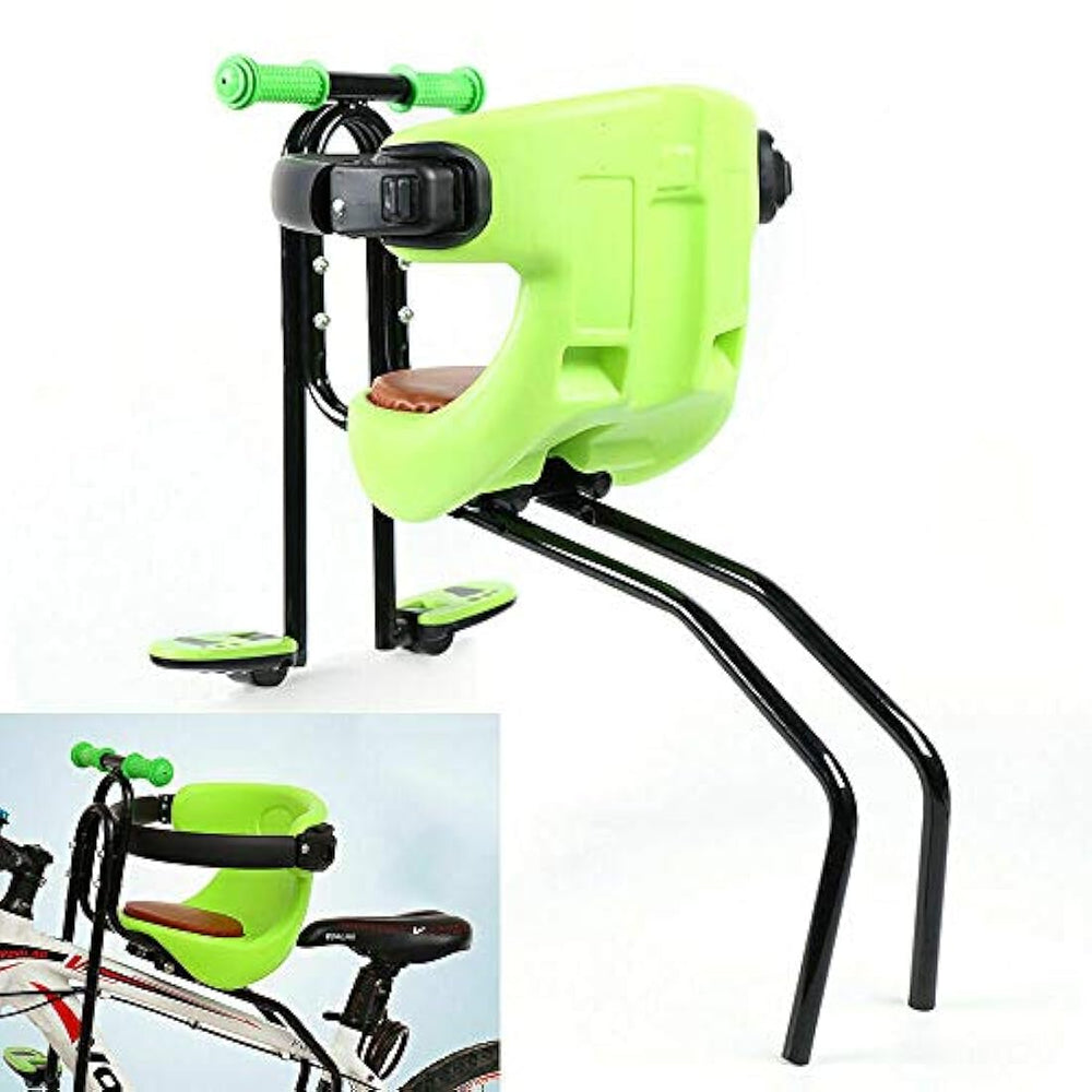 Asiento de bicicleta para niños portátil con pedal