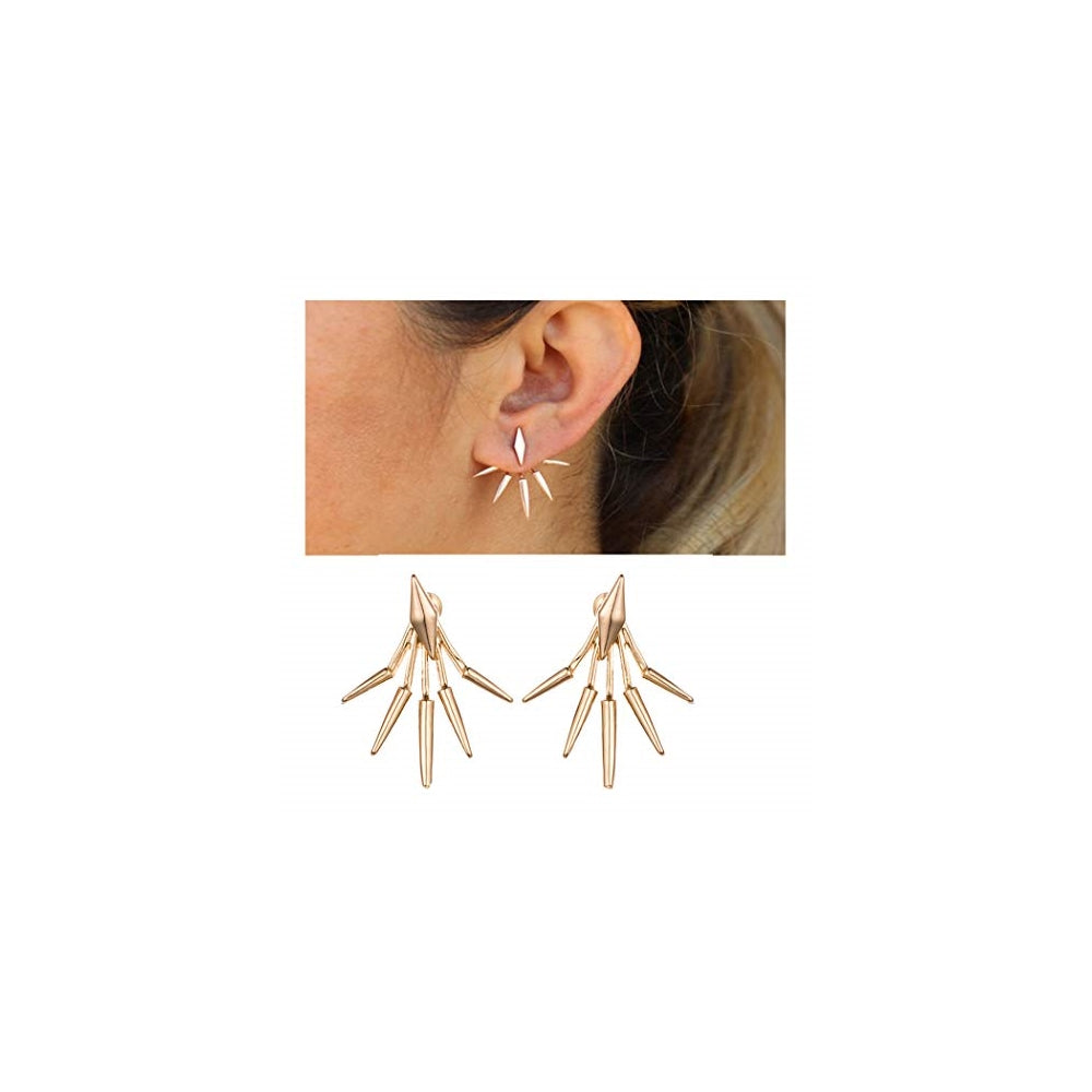 Aretes elegantes de cristal con diseño de lágrima