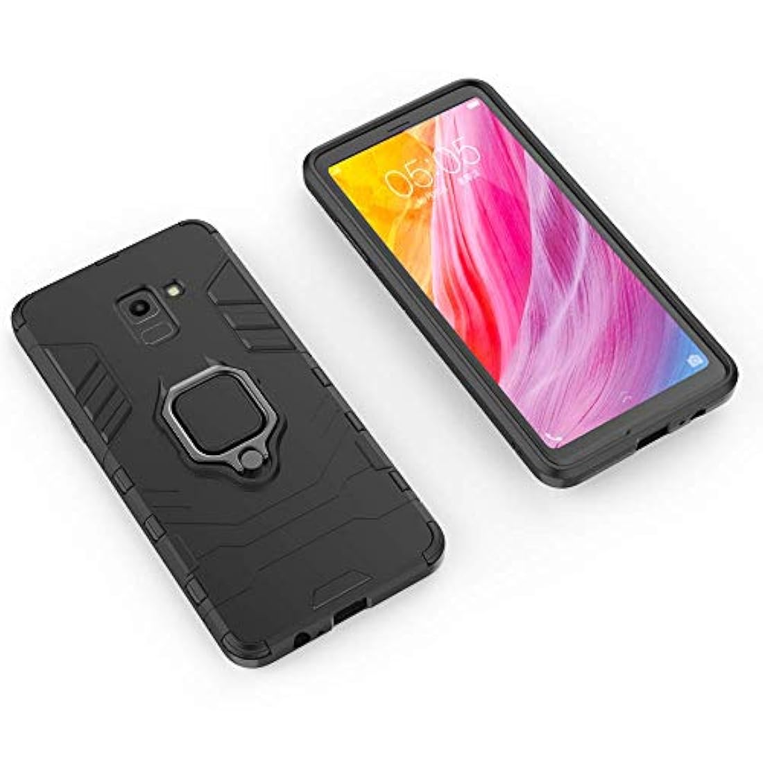 Carcasa para Samsung Galaxy A8 2018 GTX, Negro para A8 Plus.