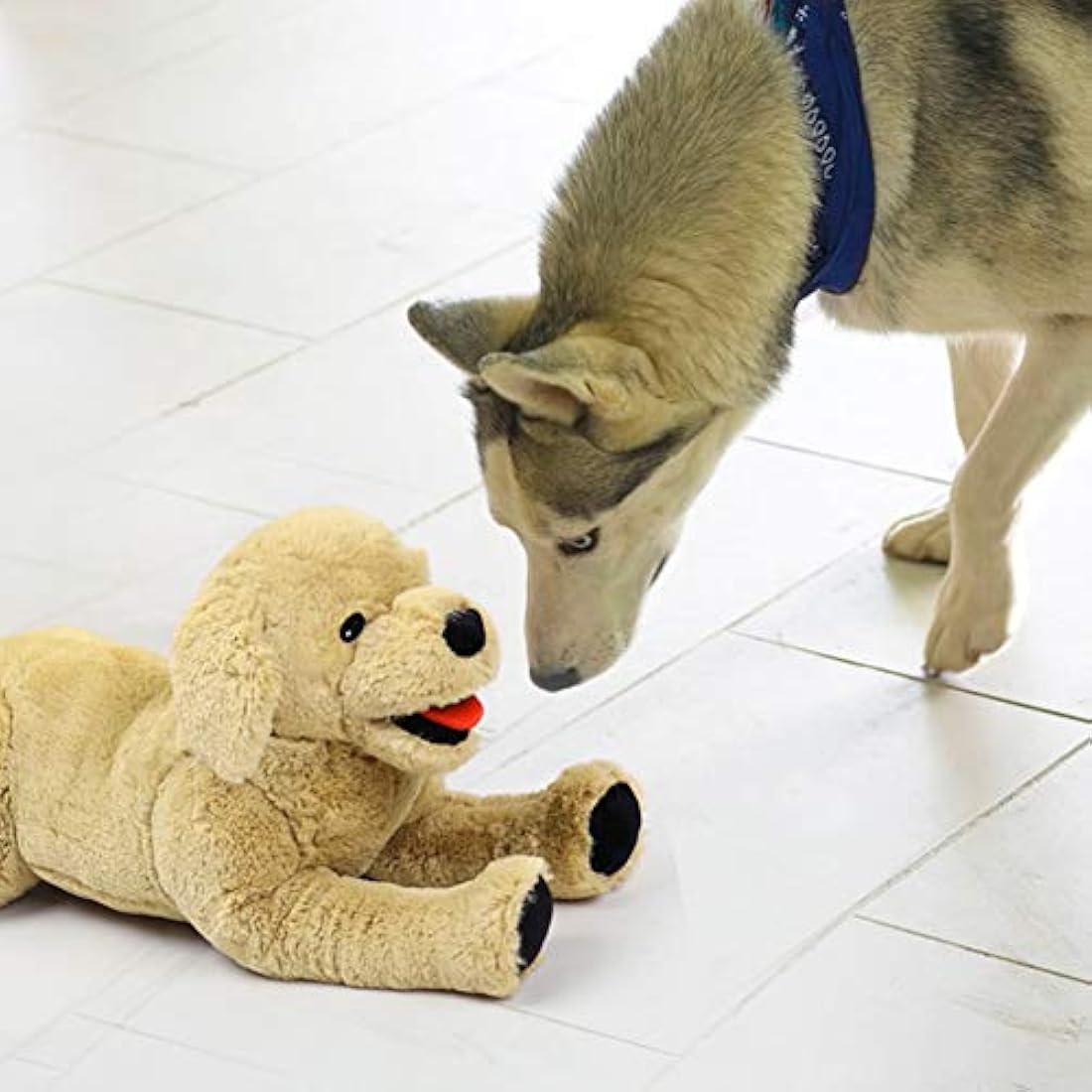 Peluches perro de peluche grande 20.8 pulgadas