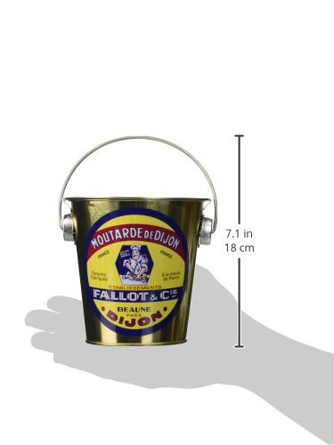 Mostaza Dijon Edmond Fallot 15.8oz en cubo de metal