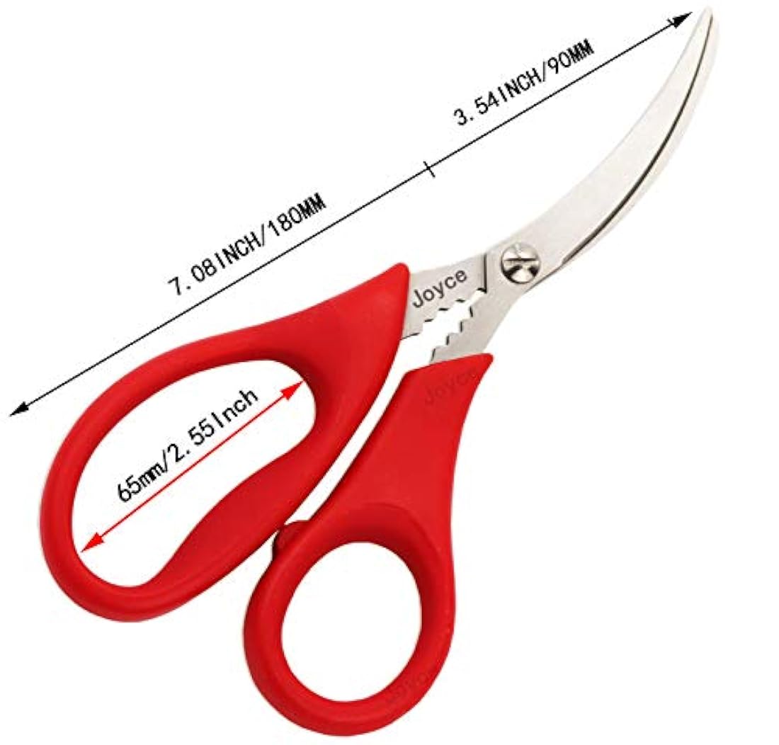 Tijeras para mariscos, pescados y cangrejos (4 unidades)