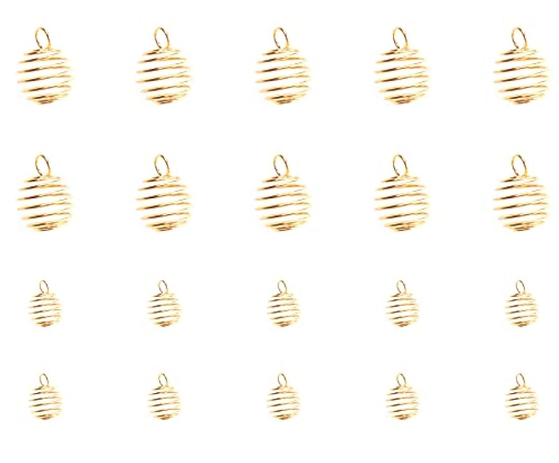 Dijes y Medallas - Juego de 20 colgantes con forma de jaula